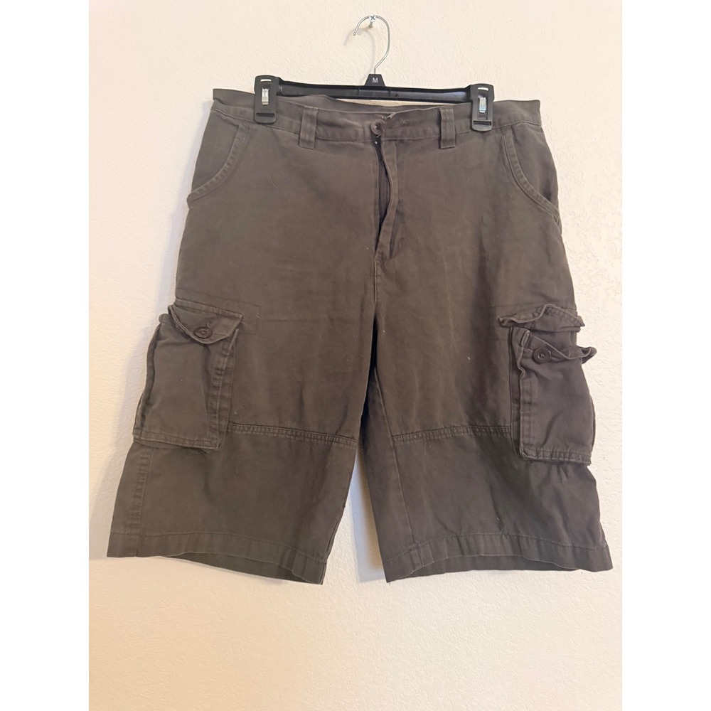 Akuma Mens Cargo Shorts 32 Dark Cotton Utility Rugged